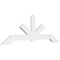 Ekena Millwork Vanguard Architectural Grade PVC Gable Bracket, 96"W x 32"H x 2"D x 6"F, 8/12 Pitch GBP096X32X0206VAN00 - alternate 1